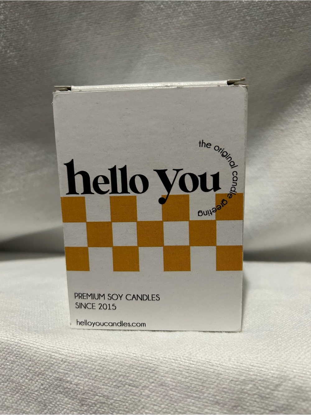 Hello You Candles Hug Premium Soy Wax Candle with Original Box Clean Vegan Gift